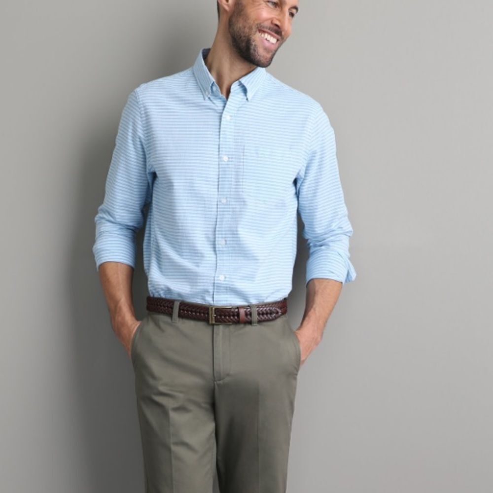 Hawker Rye Long Sleeve Oxford Shirt in White Size XL Stitch Fix NWT